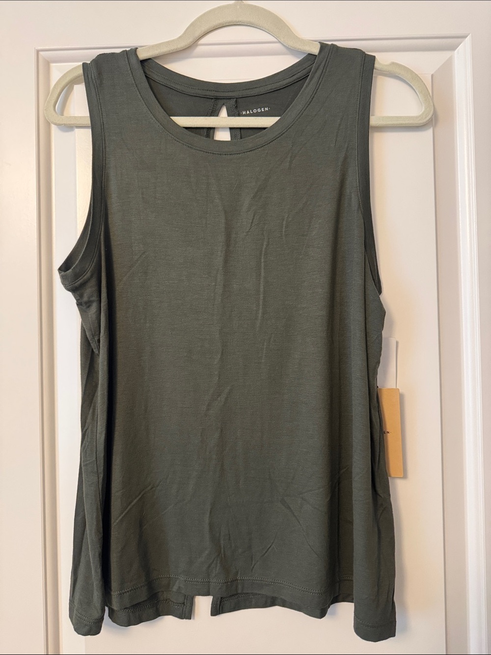 Halogen Olive Green Tank Top